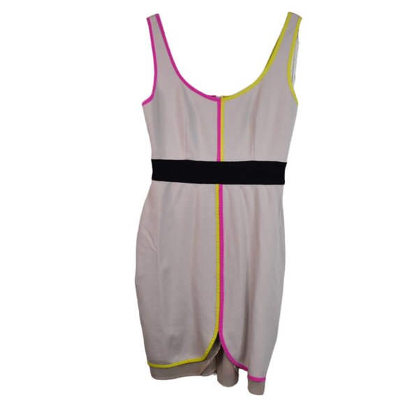 Trina Turk Dress M Womens In Love Multicolor Sleeveless Scoop Neck Rayon Blend - Picture 1 of 11